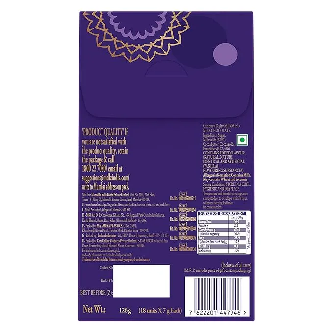 Cadbury Celebrations Premium Chocolate Gift Pack 126 g view 2