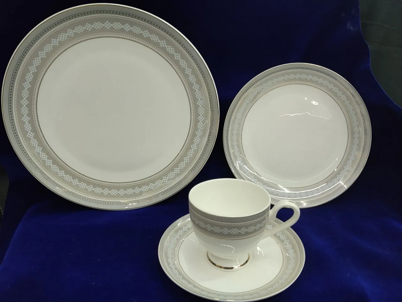 Elegant Porcelain Dinnerware Set view 2