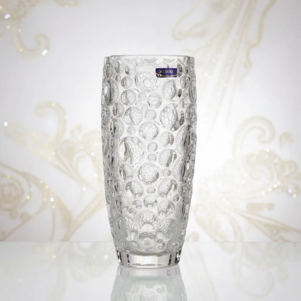 Delbog Decorative Glass Flower Vase view 2