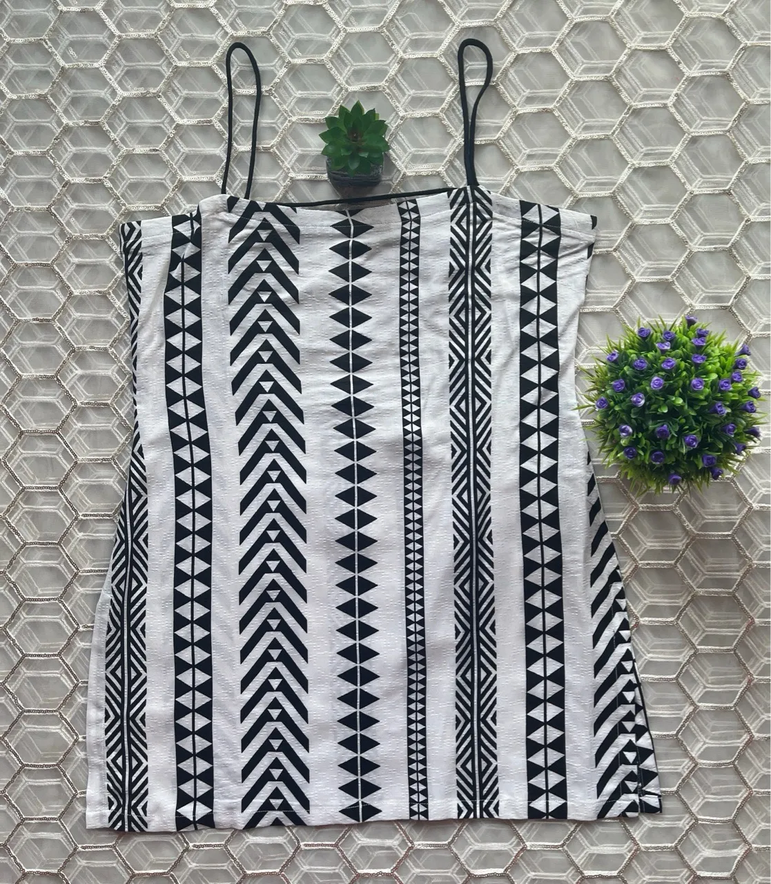 Geometric Print Tie-up Kurti view 4