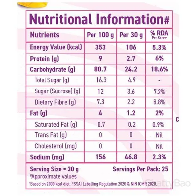 Bagrrys Crunchy Muesli - 30% Fruit & Nut with Cranberries 750 g view 3