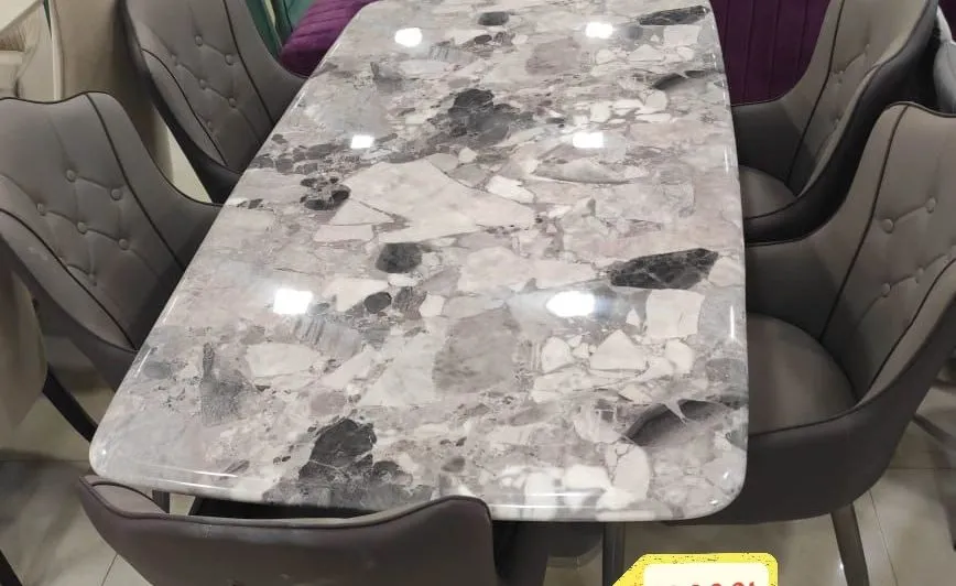 Glass Marble Table