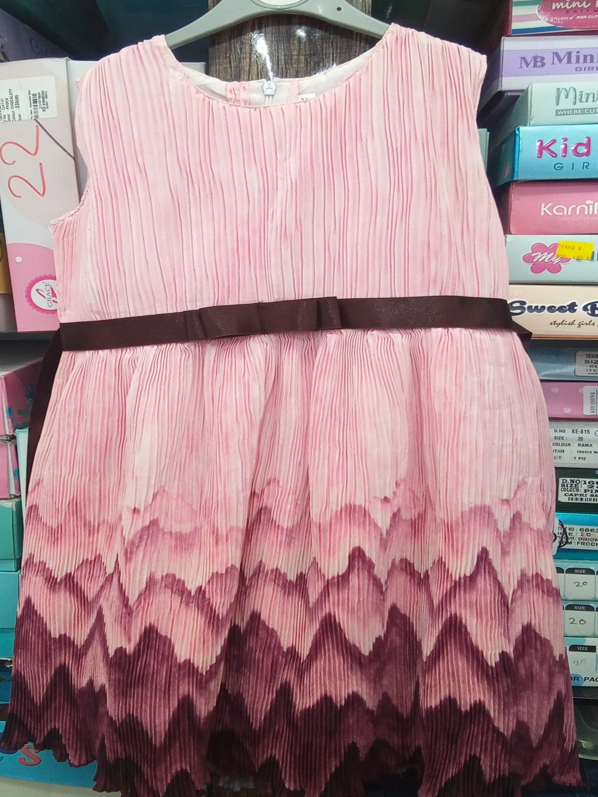 Kids Pleated Dress view 3