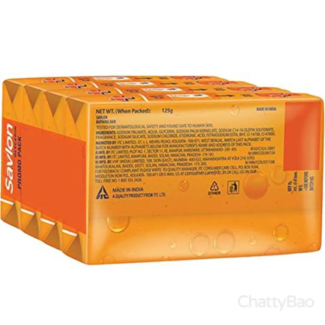 Savlon Glycerin Soap Bar 75 g (Buy 3 Get 1 Free) view 2