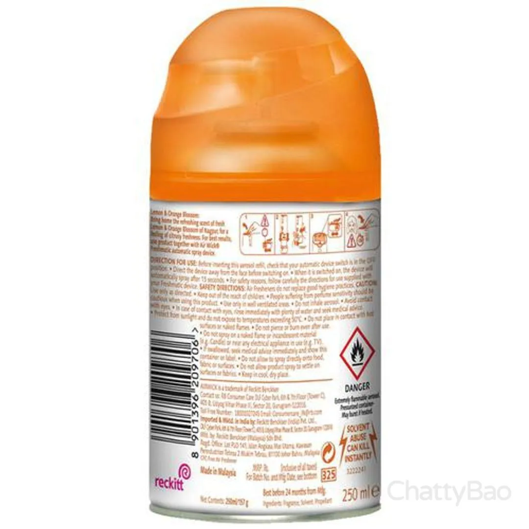 Airwick Air Freshner Refill - Lemon & Orange Blossom 250 ml view 2