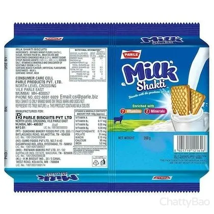 Parle Milk Shakti Biscuits 350 g view 2