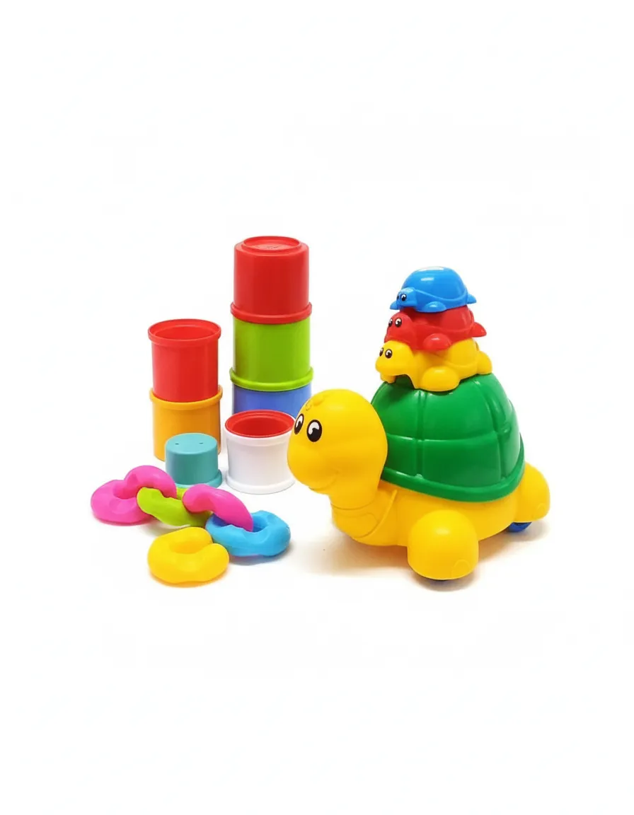 Giggles Pull Stack N Link Toy Set view 2