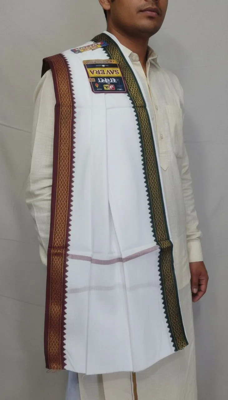 Traditional Indian Gamchha view 2