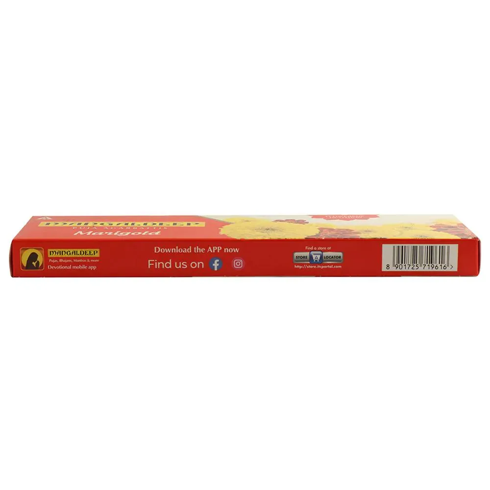 Mangaldeep Marigold Agarbatti 80 Pieces view 2