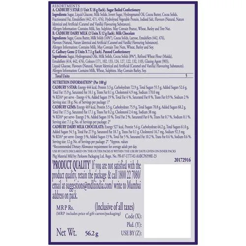 Cadbury Celebrations Chocolate Gift Pack 56.20 g view 2