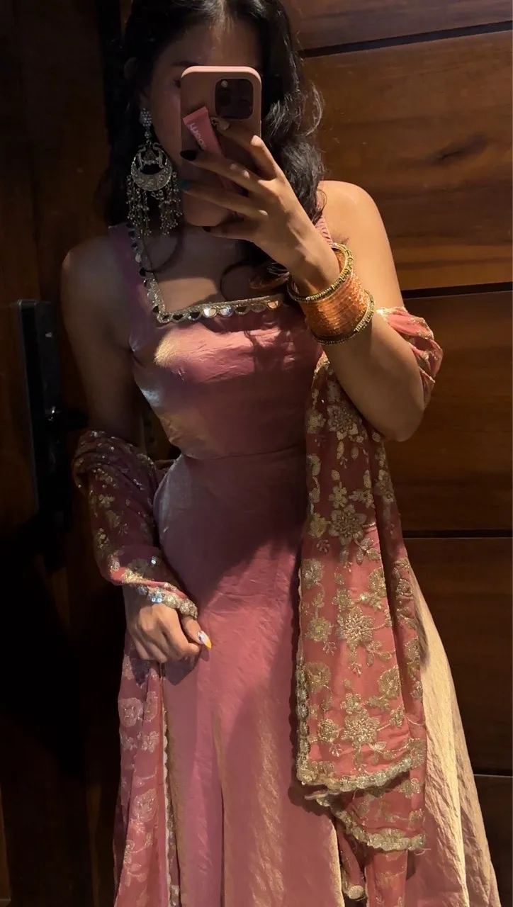 ‘Ayina’ suit set - Blush Pink view 5
