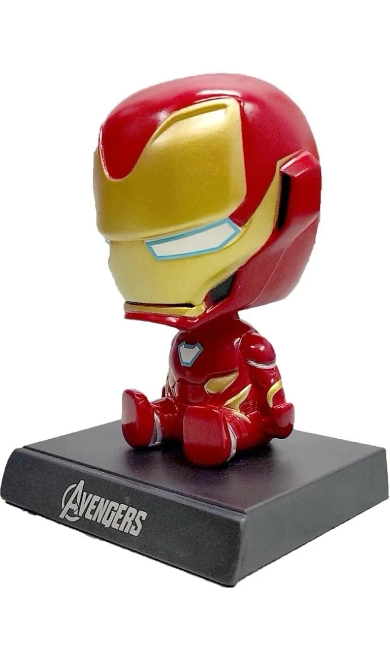 Spring Neck Avengers Iron Man Bobblehead view 3