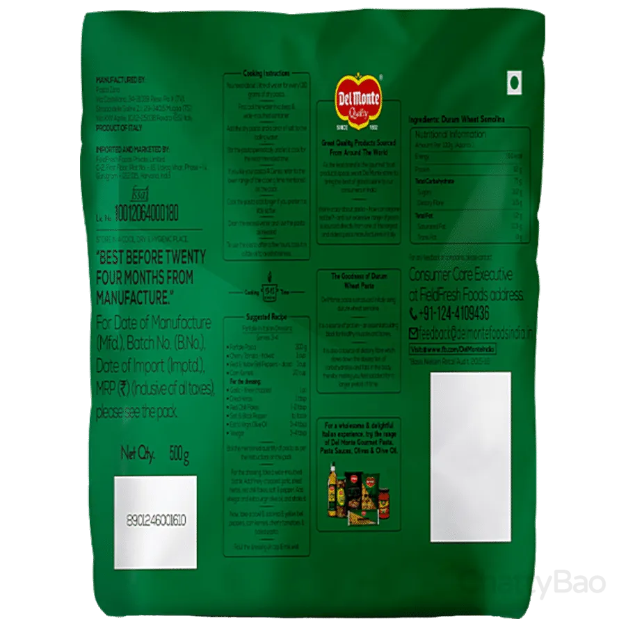 Del Monte Pasta - Farfalle 500 g view 2