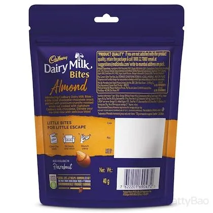 Cadbury Dairy Milk Bites- Chocolate Almonds 40g view 2