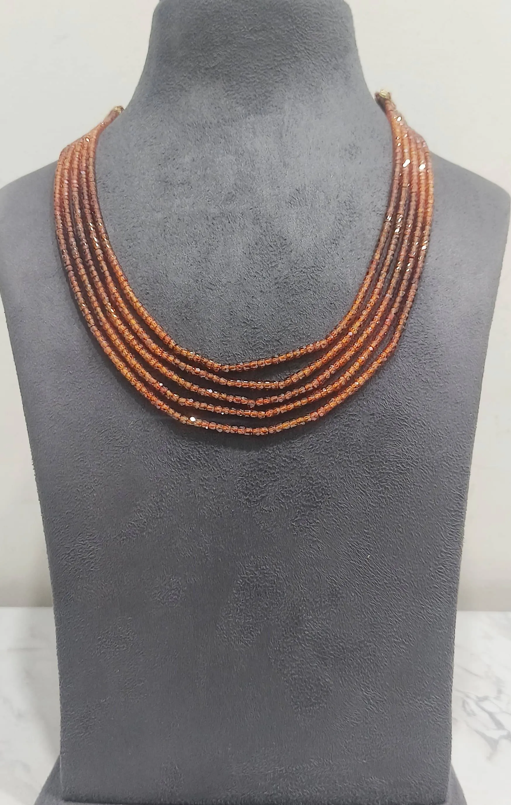 Copper Beads Necklace (AVMM-05)