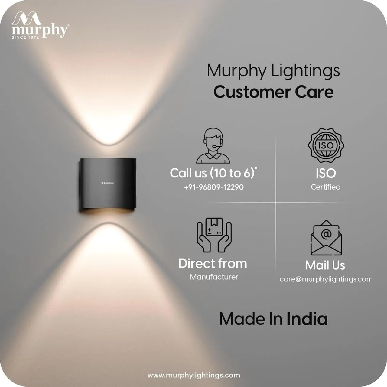Murphy LED Wall Light view 3