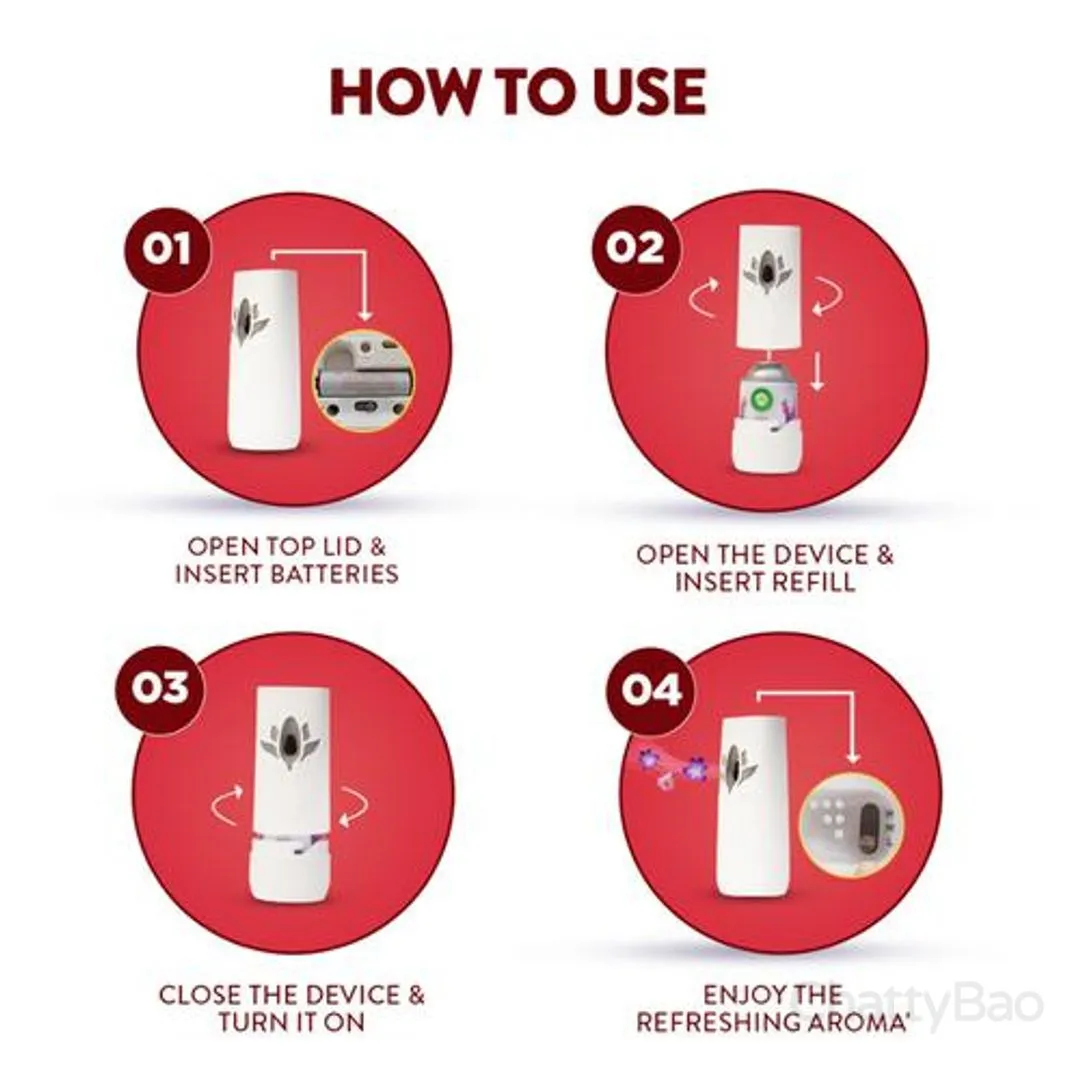 Airwick Air Freshner Refill - Rose & Saffron 250 ml view 3