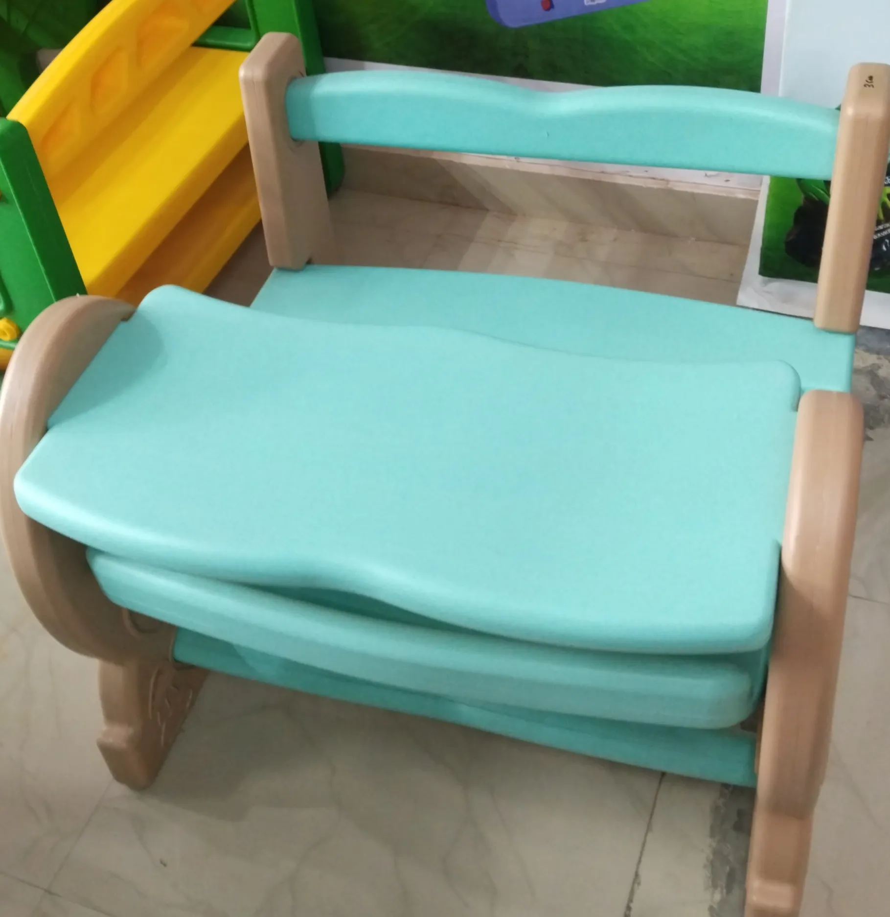 Kids Racket Double Seater Bench view 2