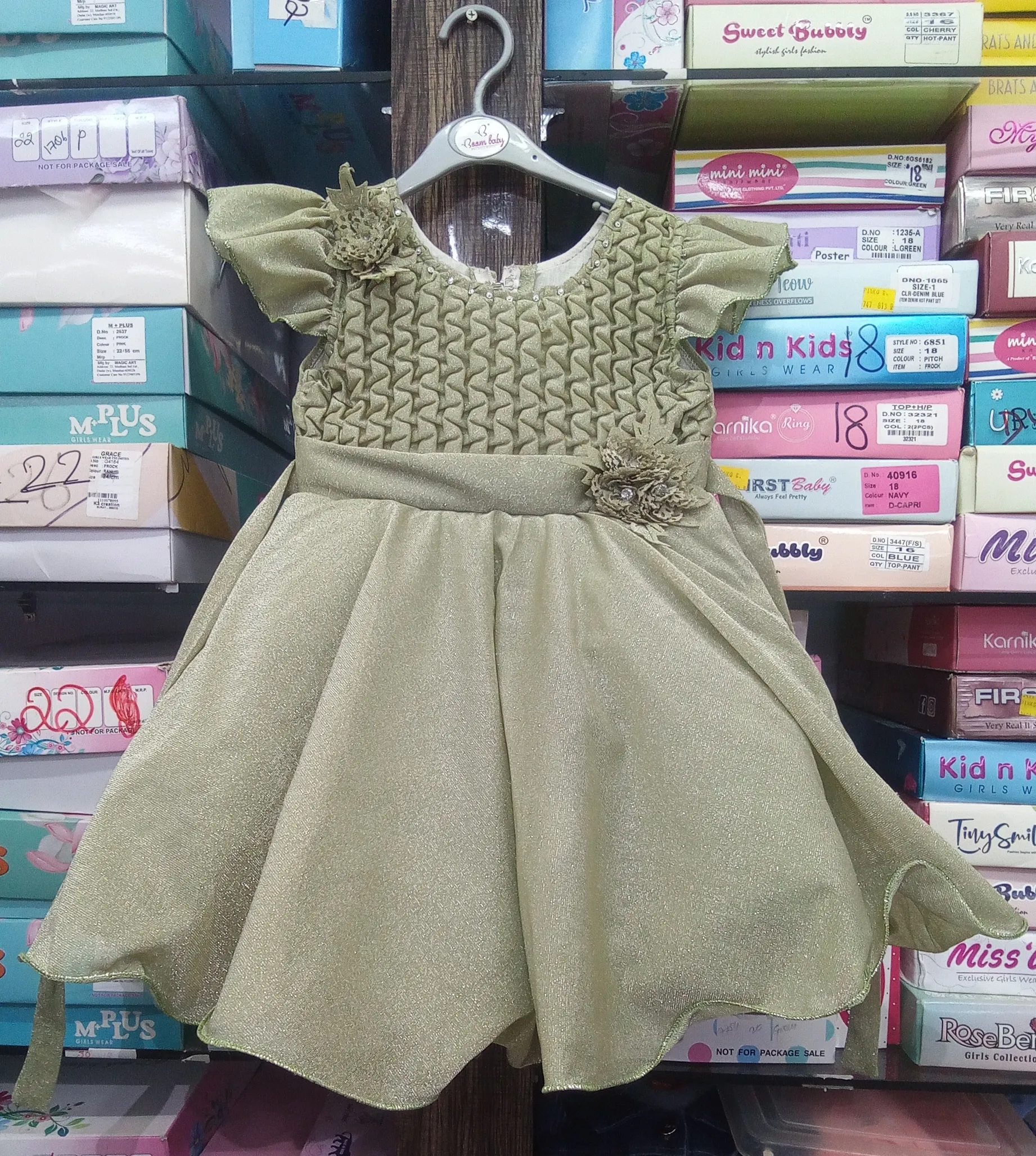 Girls Fancy Frock.  S view 3