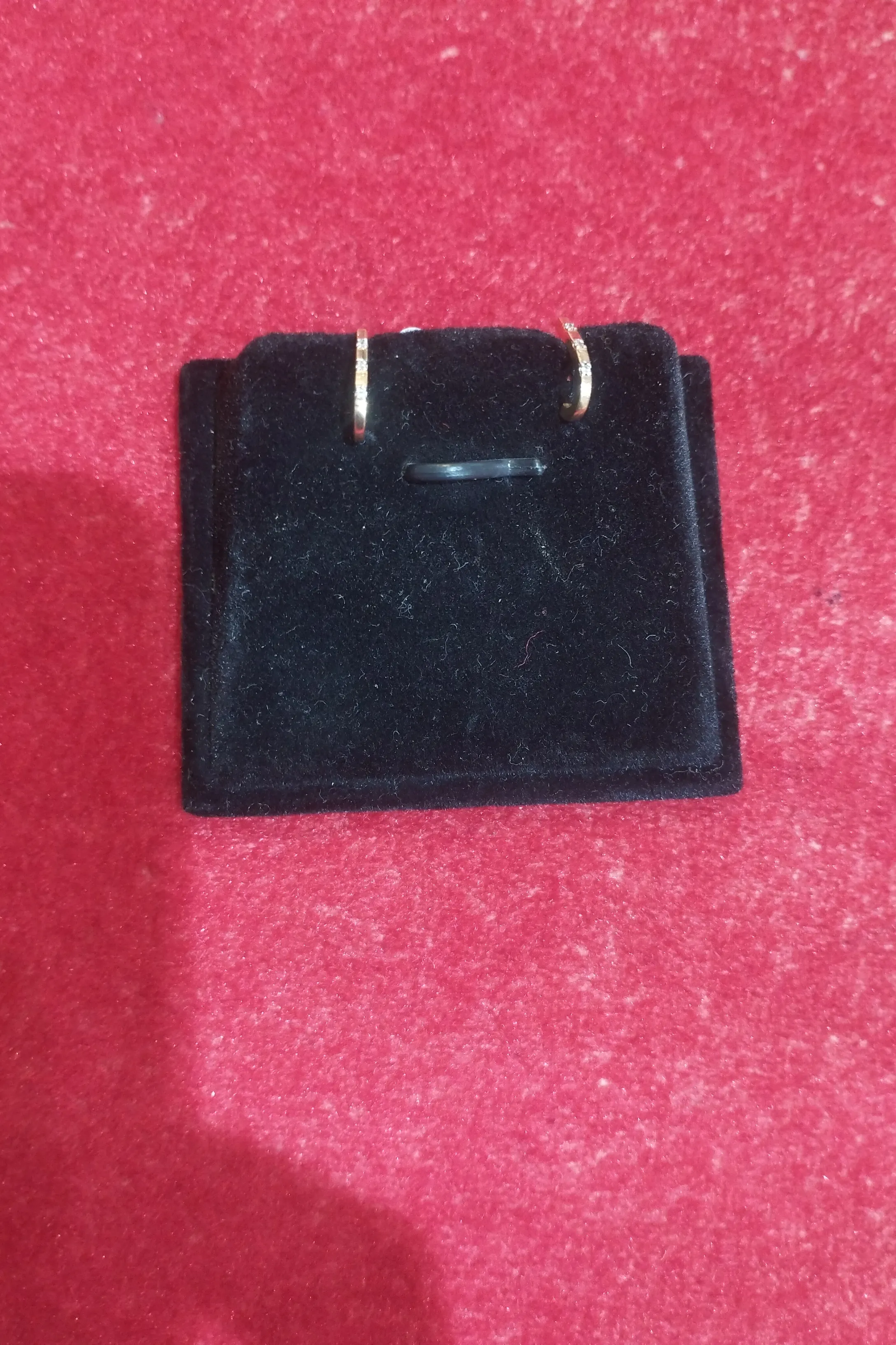 Gold Hoop Earrings view 2