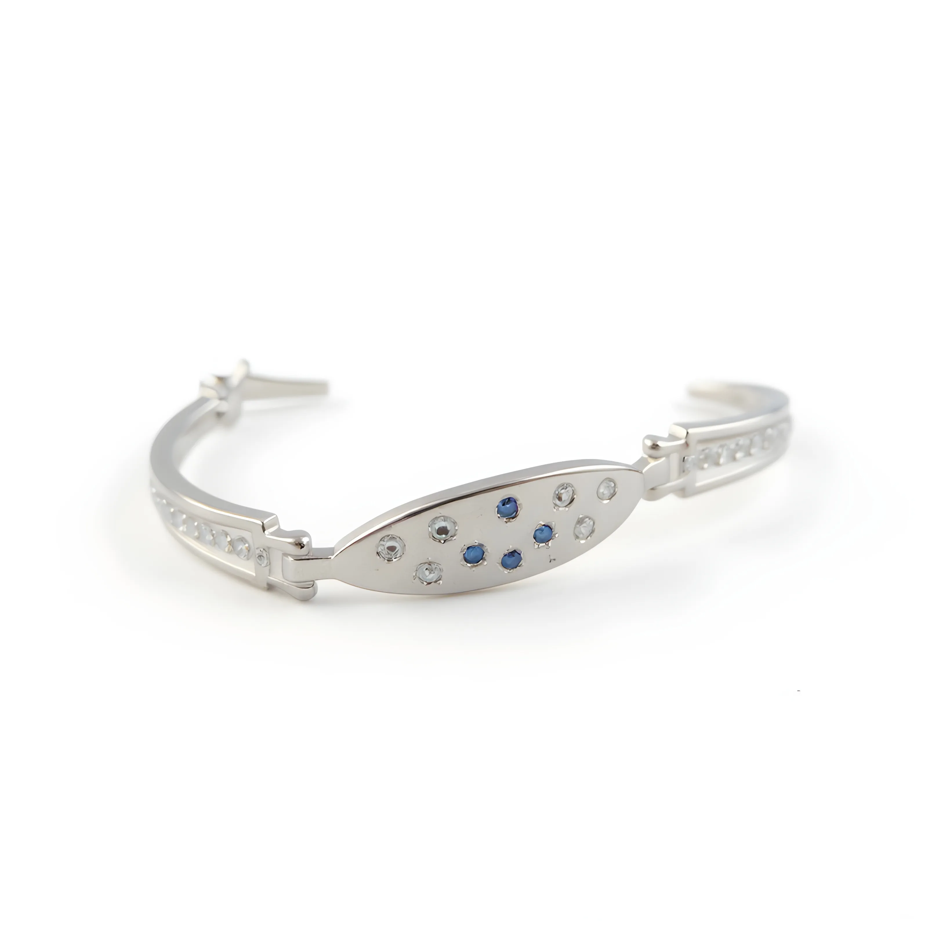 Silver Sapphire Bracelet view 2