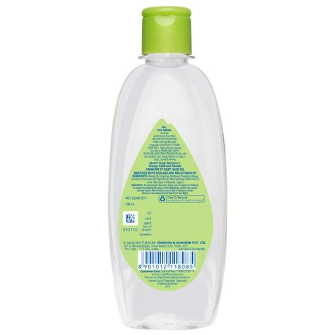 Johnson's Baby Hair Oil 100 ml view 2
