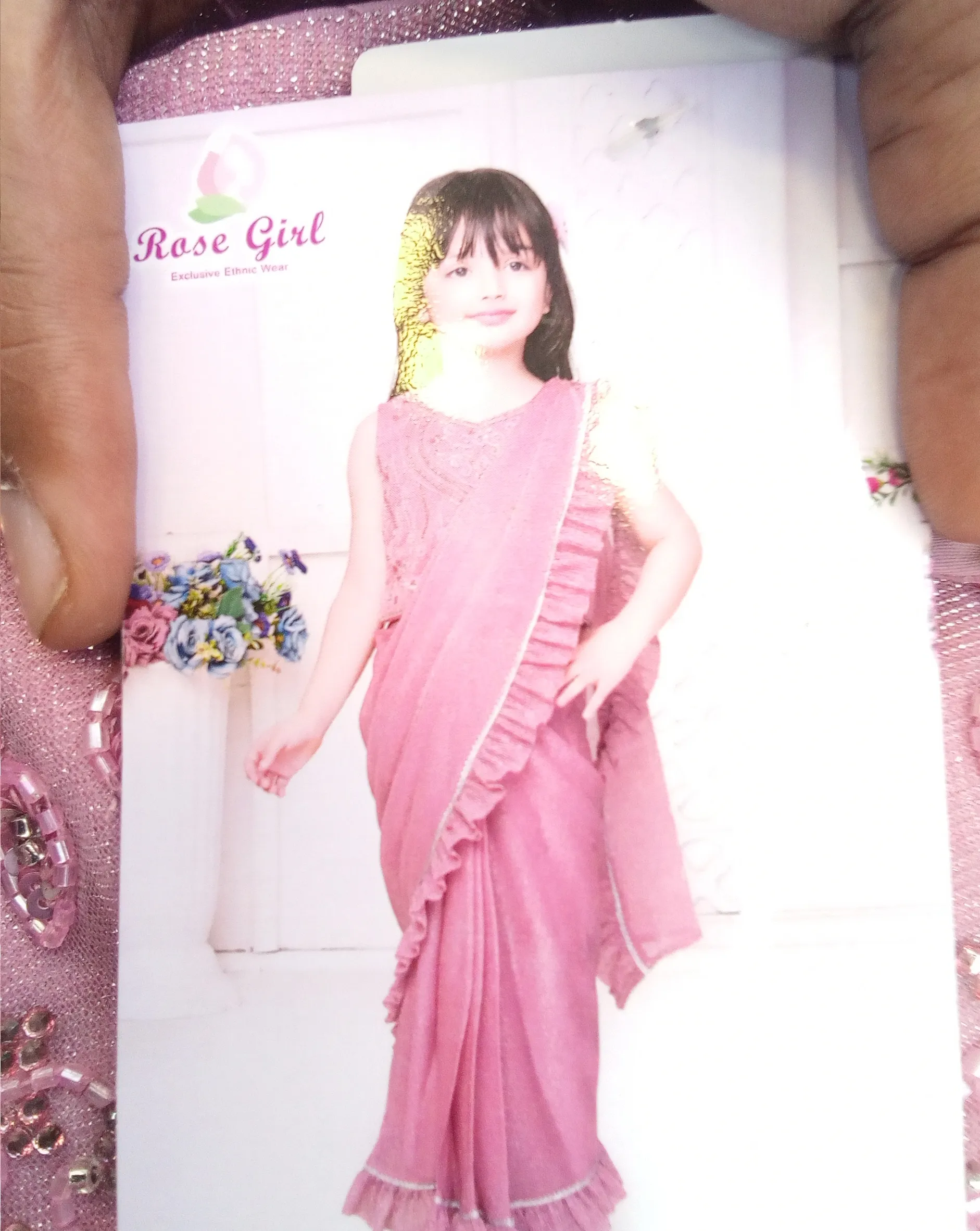 Rose Girl Ethnic Wear Saree view 3
