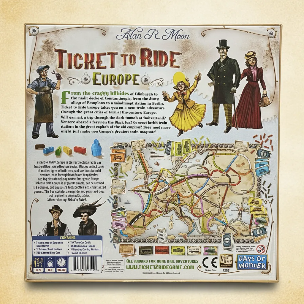 Ticket to Ride Europe view 2
