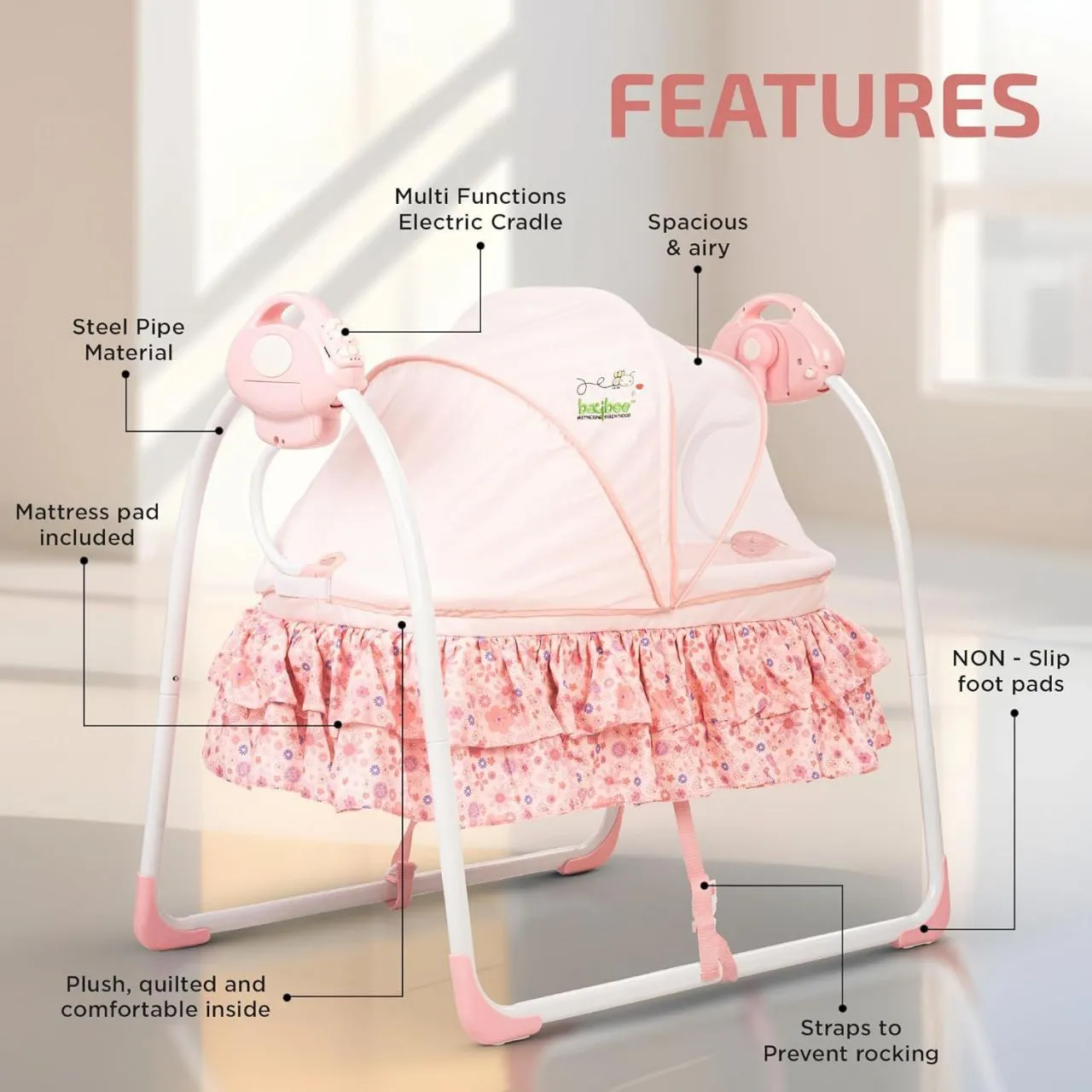 Baybee Automatic Cradle view 3