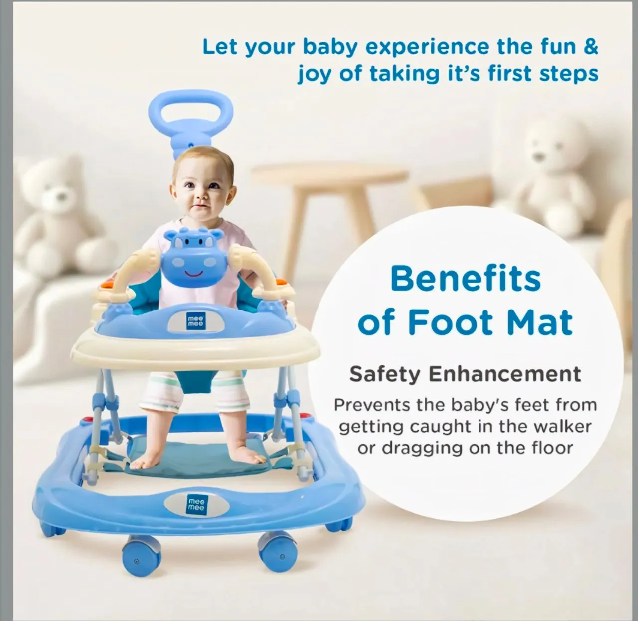 Mee Mee Baby Walker view 3