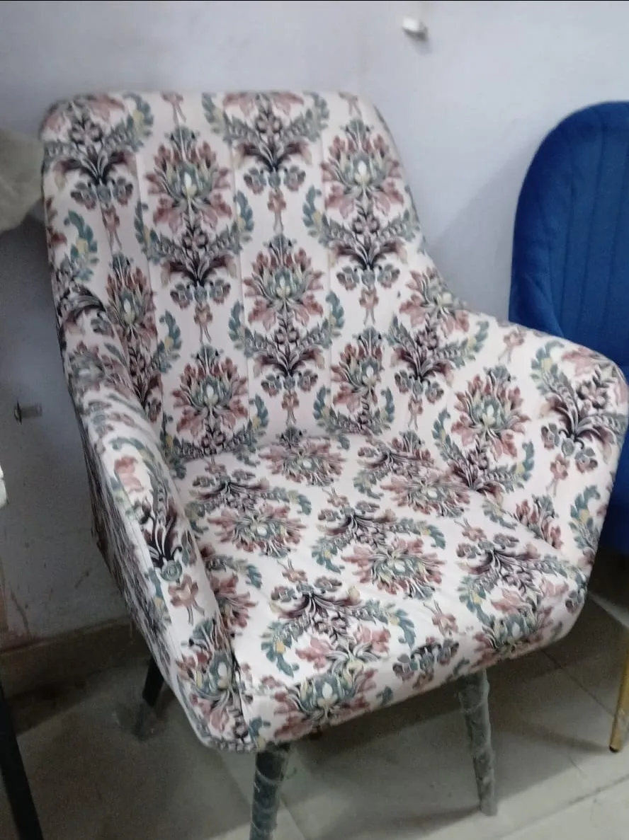 Ethnic Print Accent Chair view 2