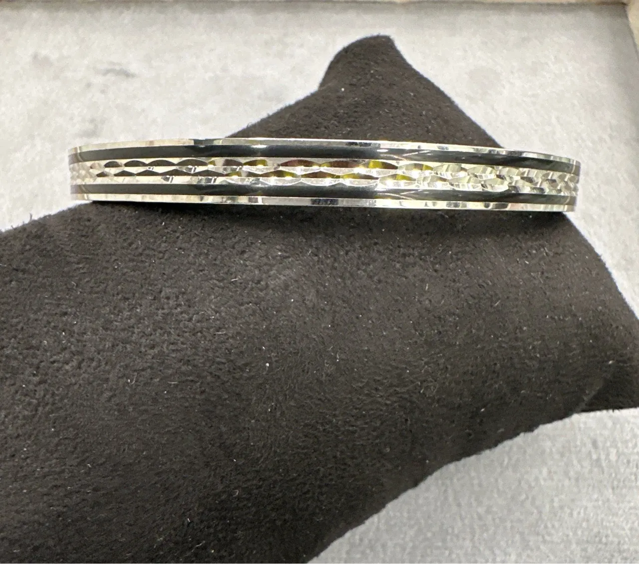 Designer Silver Kada view 3