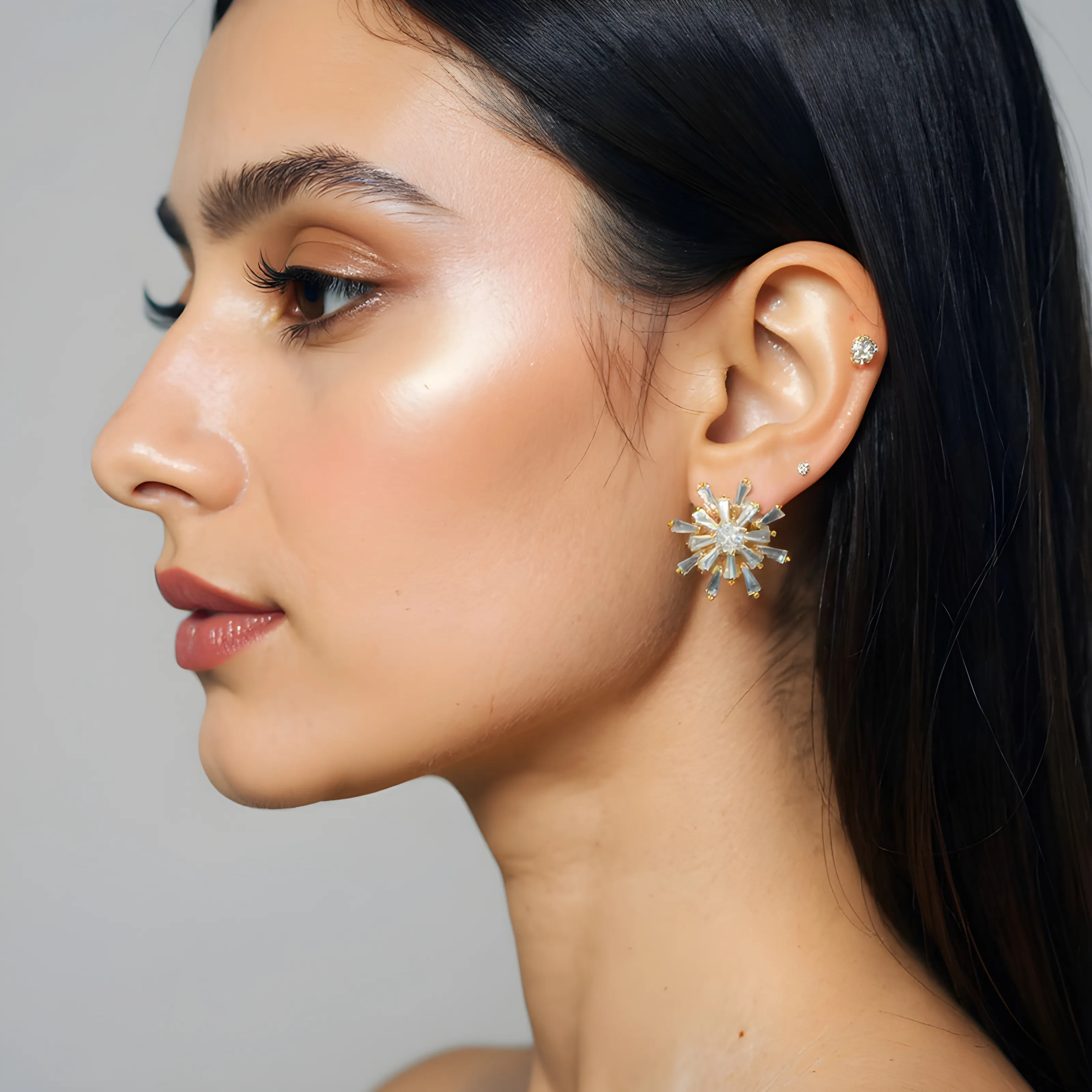 Ad CZ Earrings view 2