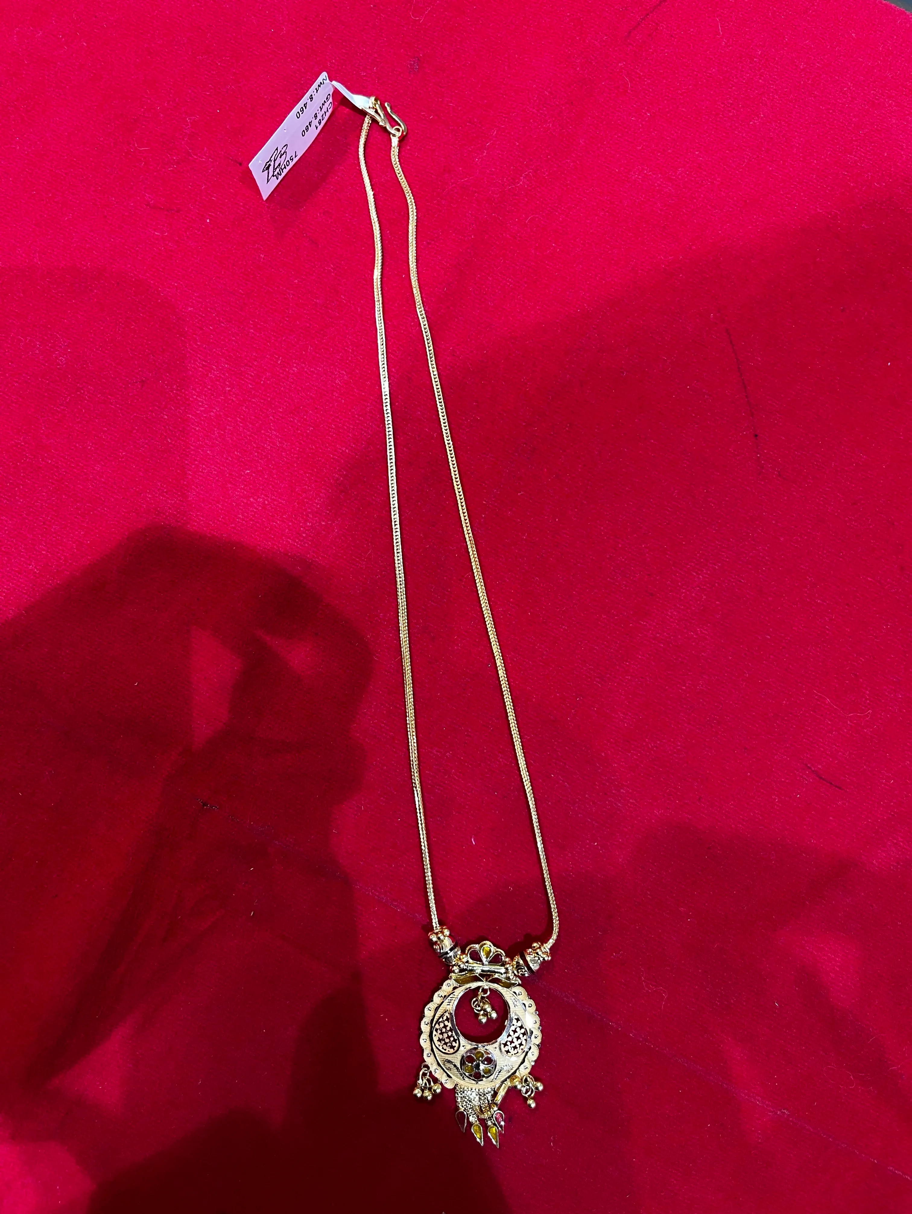 Gold Kanthi Chain view 2