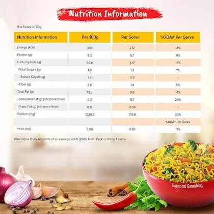 Maggi Masala Noodles 70 g view 3