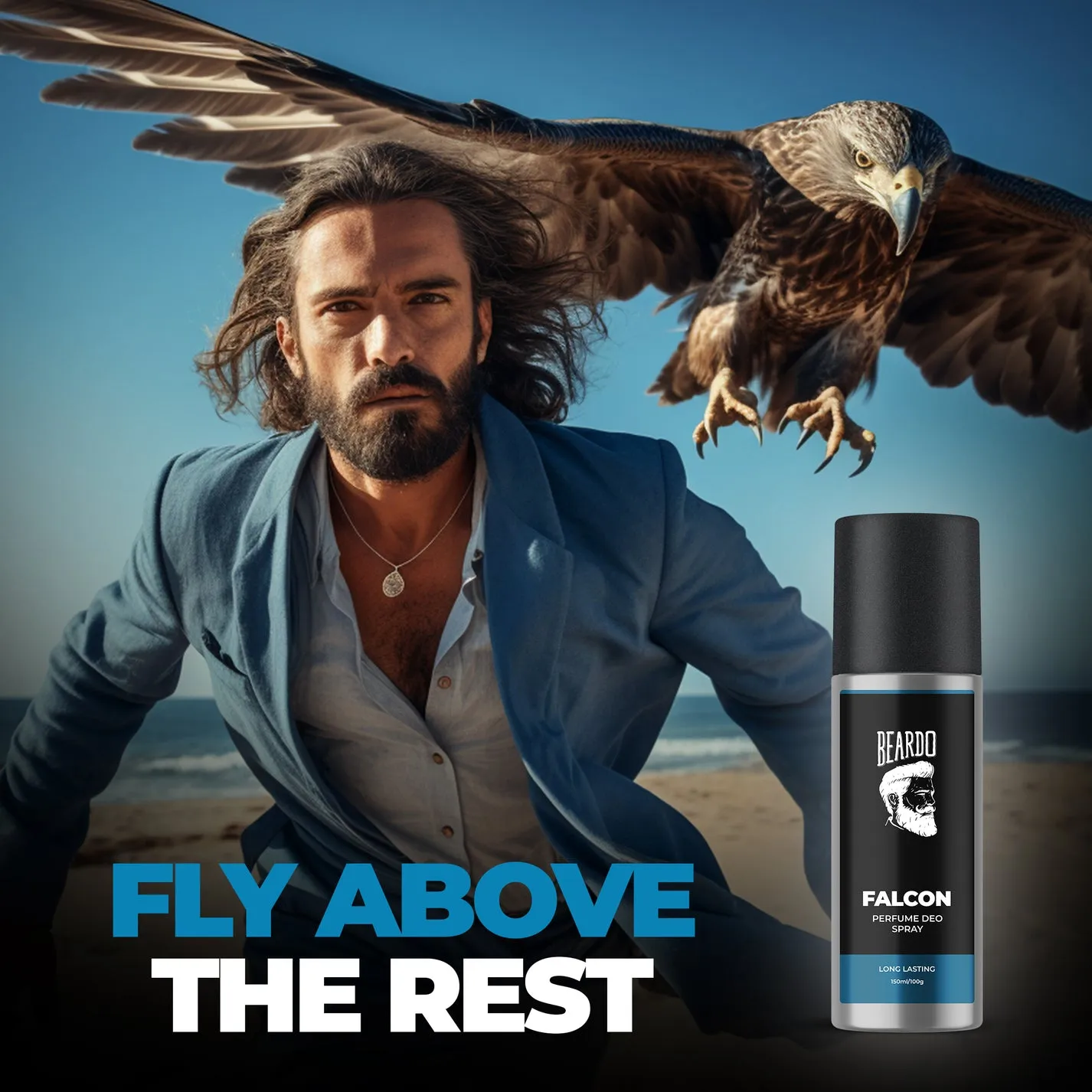 Beardo Falcon Perfume Deo Spray 150 ml view 2