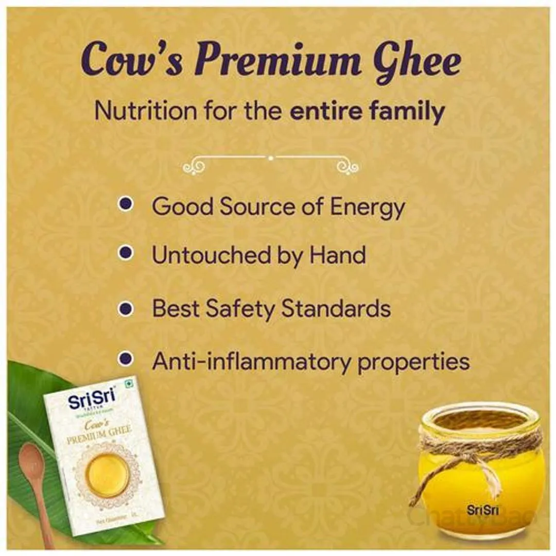 Sri Sri Tattva Premium Cow Ghee Carton 1 L view 7