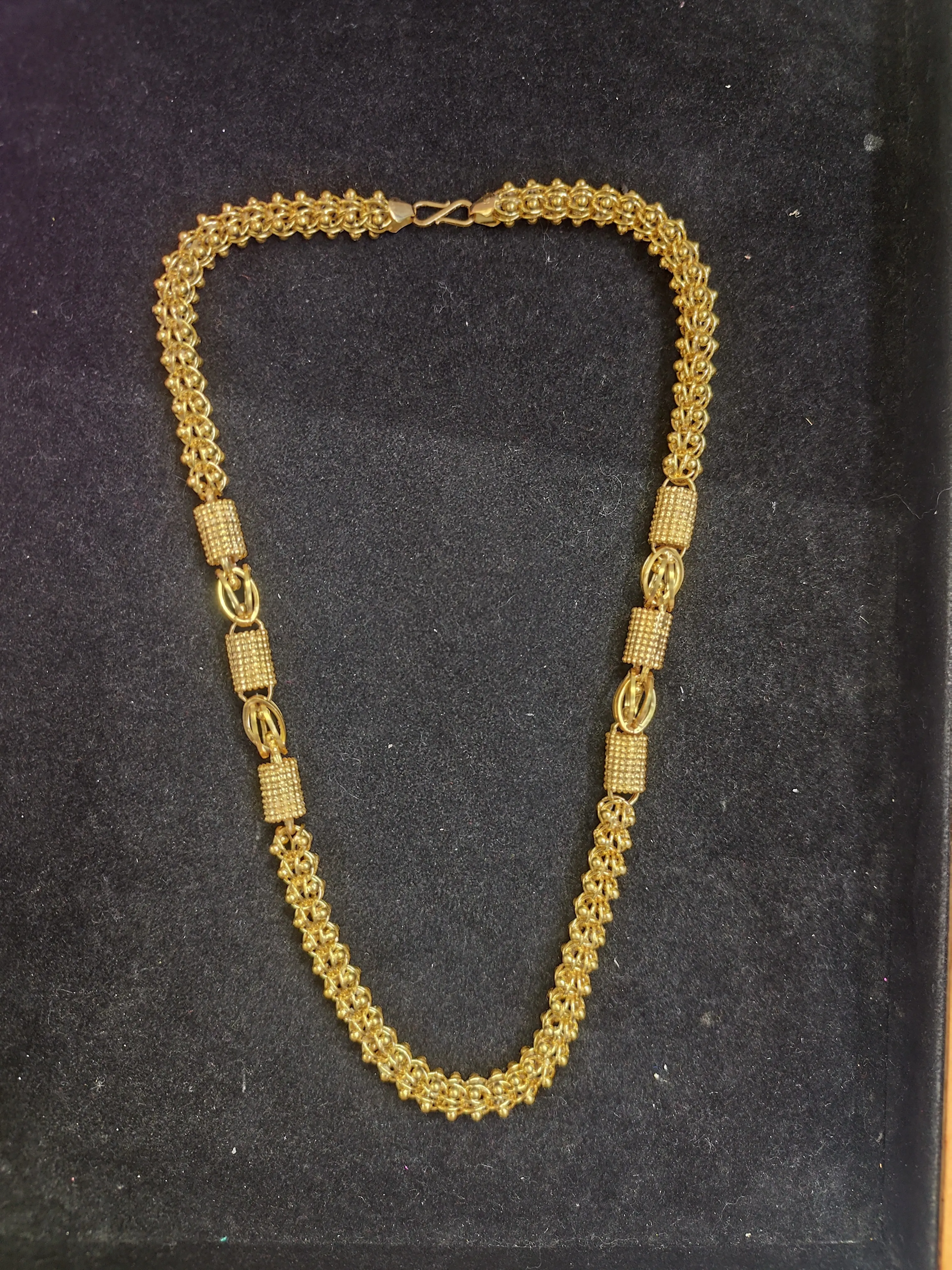 Gold Link Necklace view 3