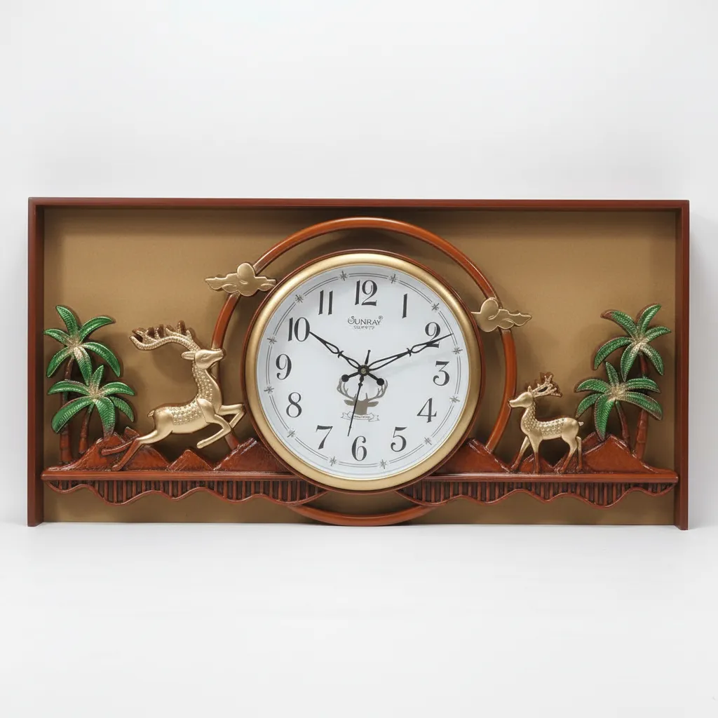 Sunray Quartz Wall Clock