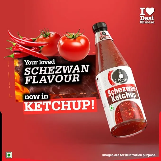 Chings Secret Schezwan Ketchup 485 g view 3