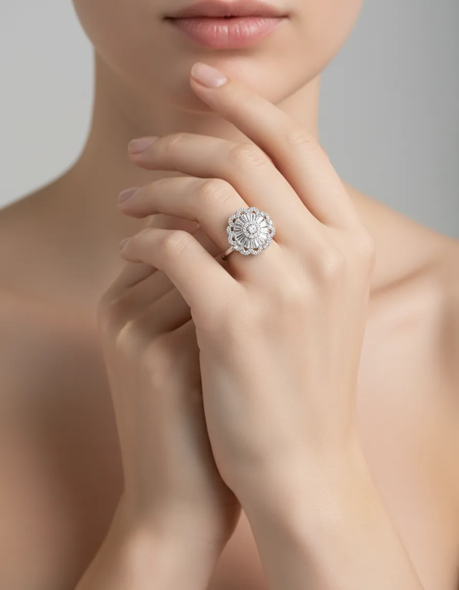 Diamond Brooch view 2