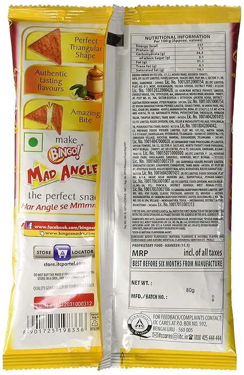 Bingo Mad Angles - Achaari Masti 80 g view 2