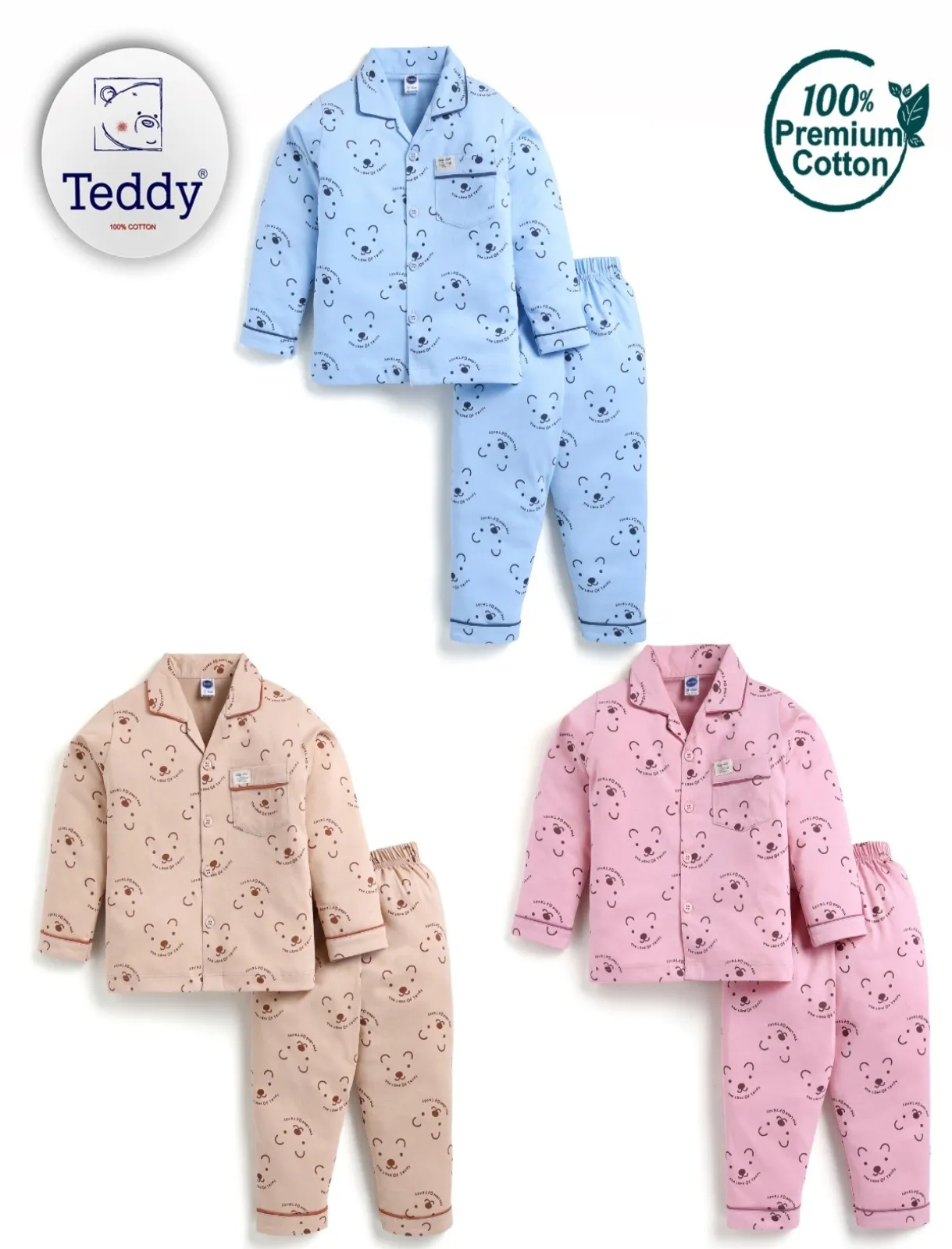 Teddy Kids Night Suit; view 2