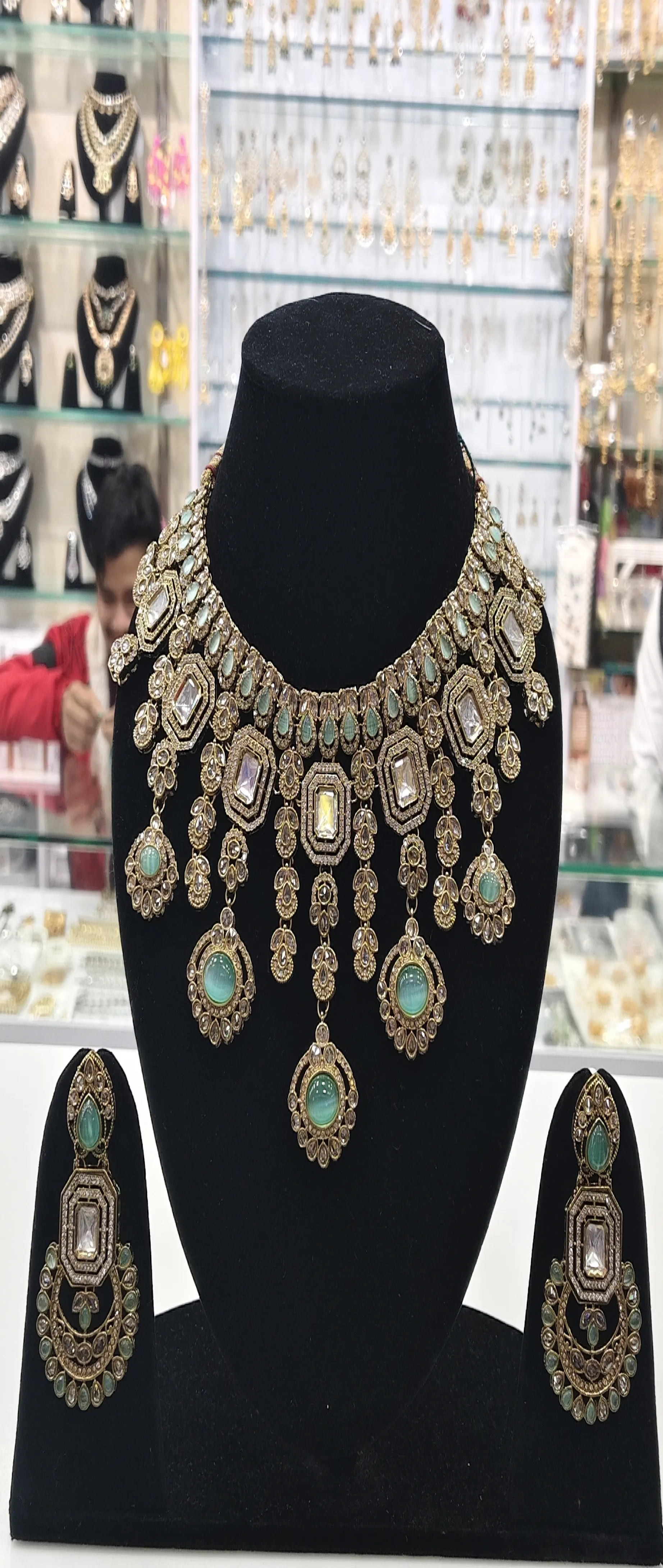 River City 888 Stone Gemstone Necklace Set view 2