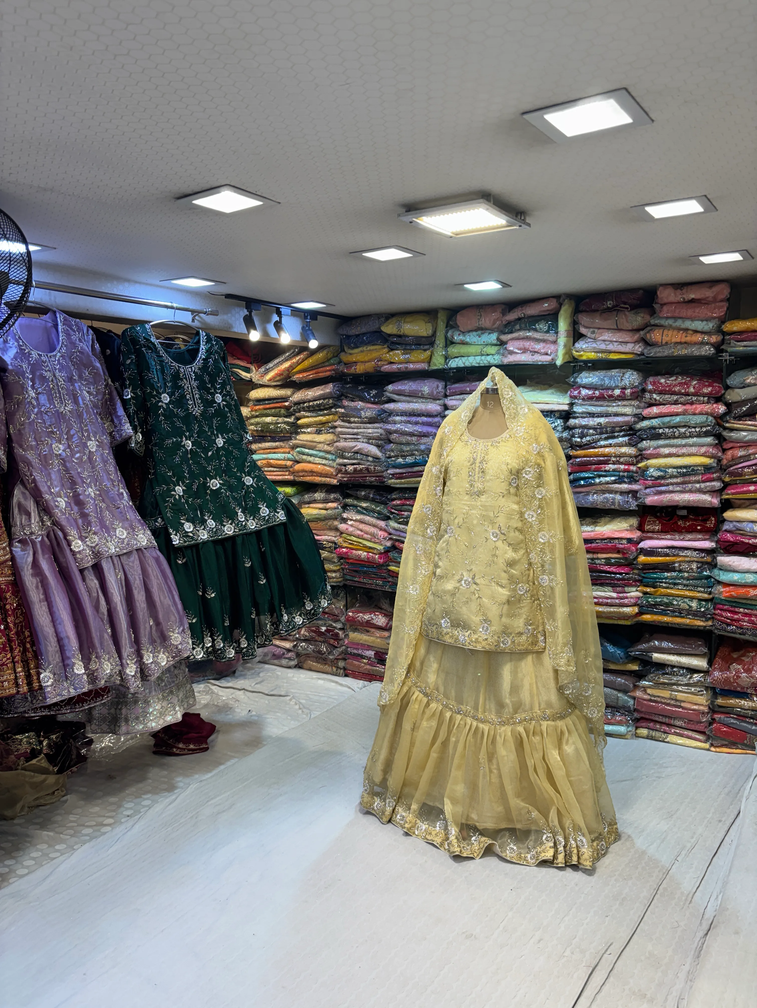 Hand Embroidered Garara Set view 2