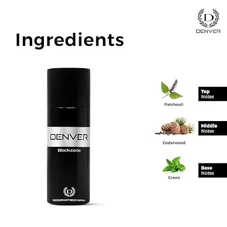 Denver Black Code Deo Long Lasting 150 ml view 4