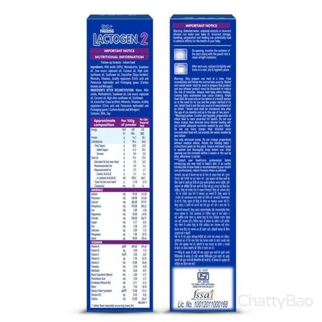 Nestle Lactogen 2 Follow-Up 6 to 12 Months Formula Powder 400 g view 4