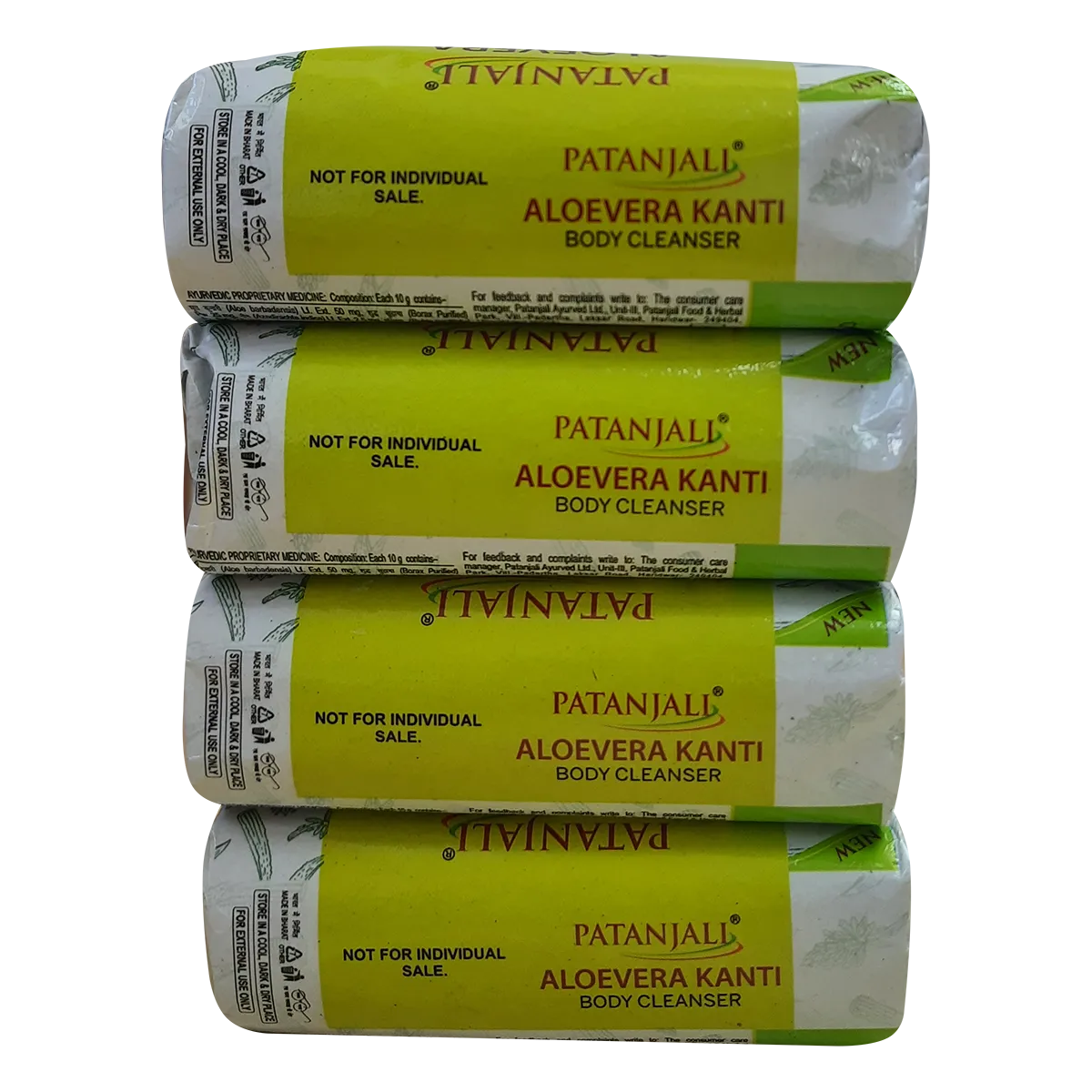 Patanjali Aloevera Kanti Body Cleanser (Pack of 4 x 150 g each) view 2