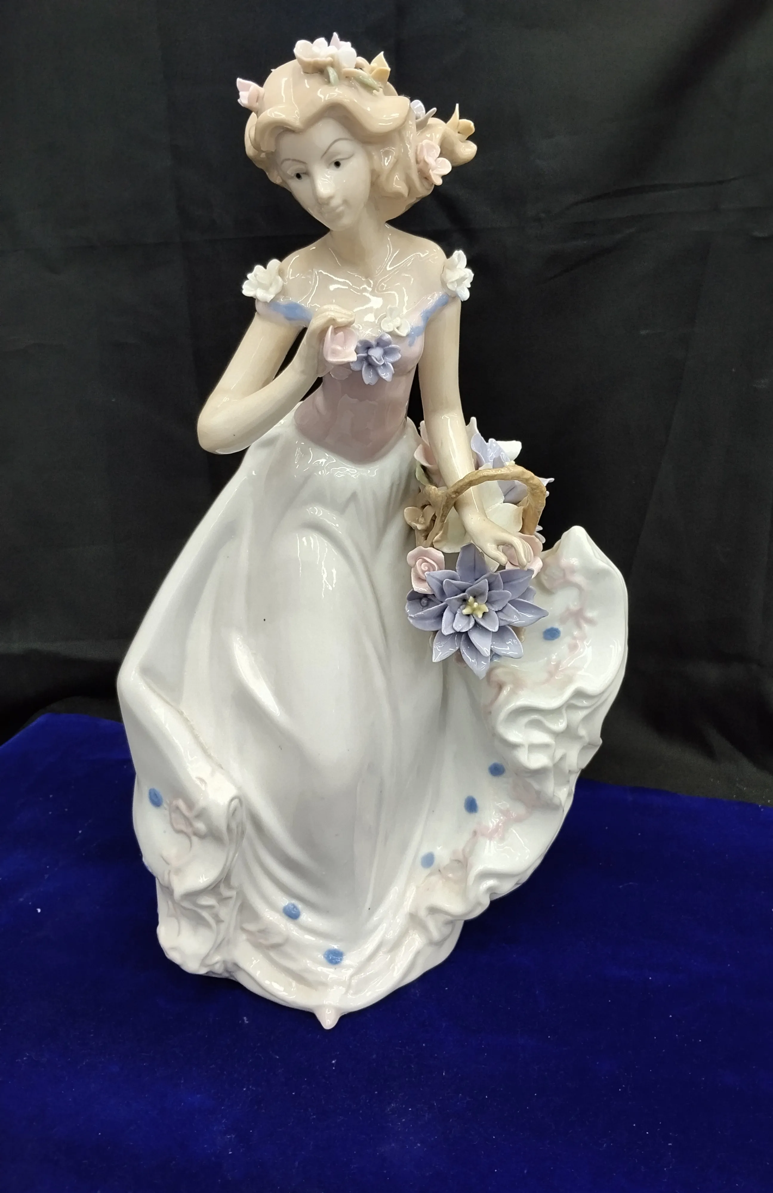 Ceramic Lady Figurine view 2