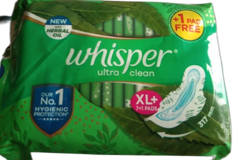 Whisper Ultra Clean Sanitary Pad XL Plus 8 Pieces view 2